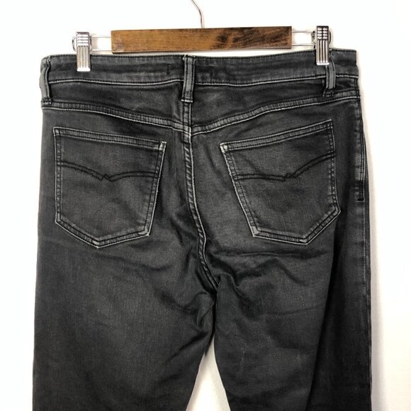 Free People Black High Rise Jasper Cropped Ankle Straight Jeans 28 - Picture 8 of 10